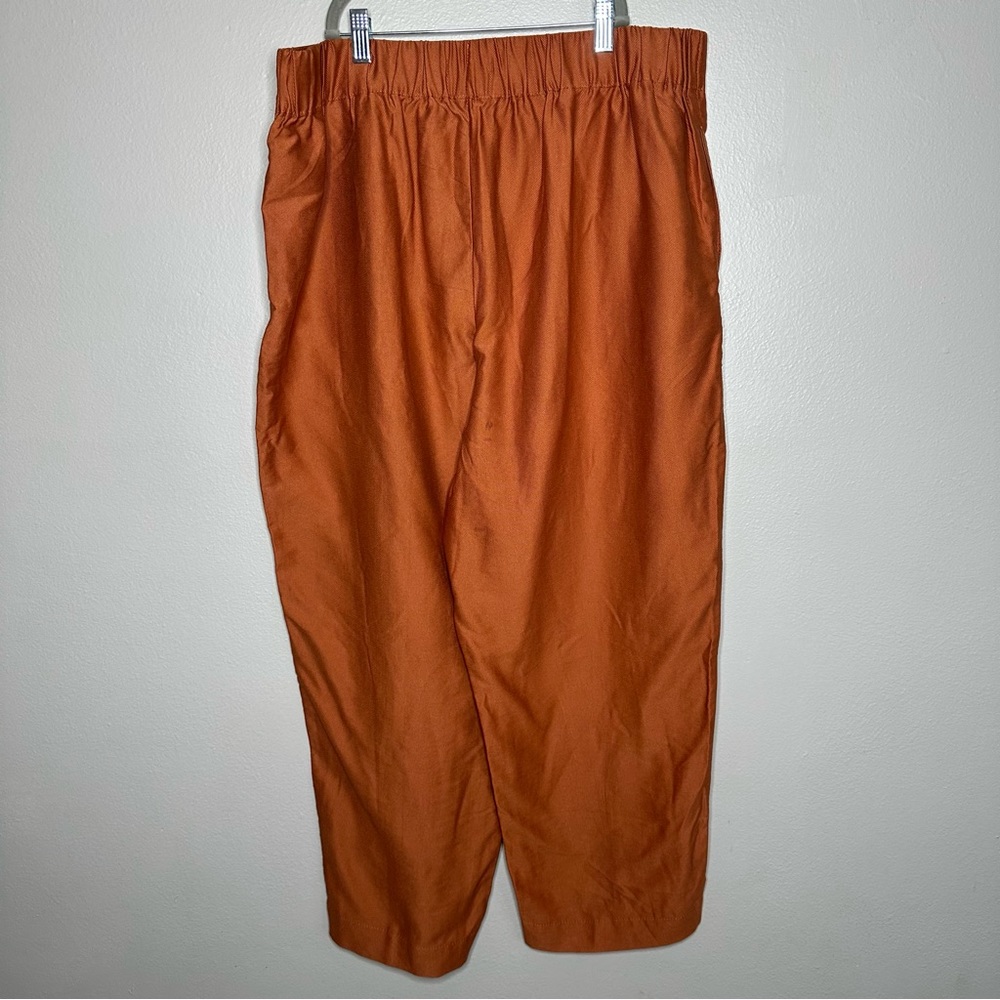 Madewell Women’s Tapered Huston Pull-On Crop Pants XL - Picture 6 of 9